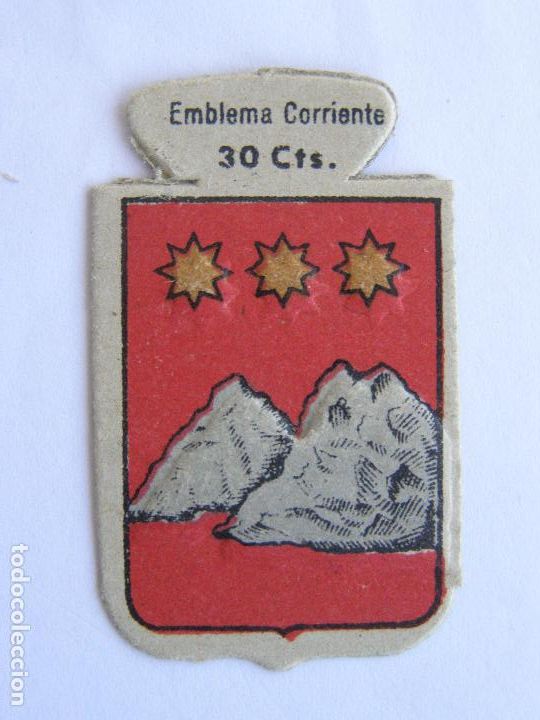Militaria: EMBLEMA CORRIENTE AUXILIO SOCIAL 30 CENTIMOS