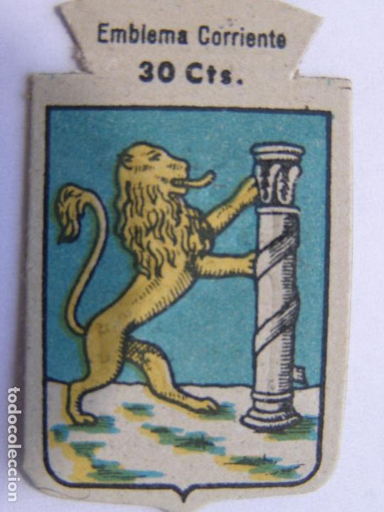Military Antiques: EMBLEMA CORRIENTE AUXILIO SOCIAL 30 CENTIMOS