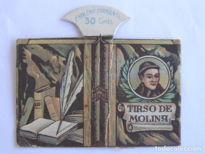 Military Antiques: EMBLEMA CORRIENTE AUXILIO SOCIAL 30 CENTIMOS TIRSO DE MOLINA