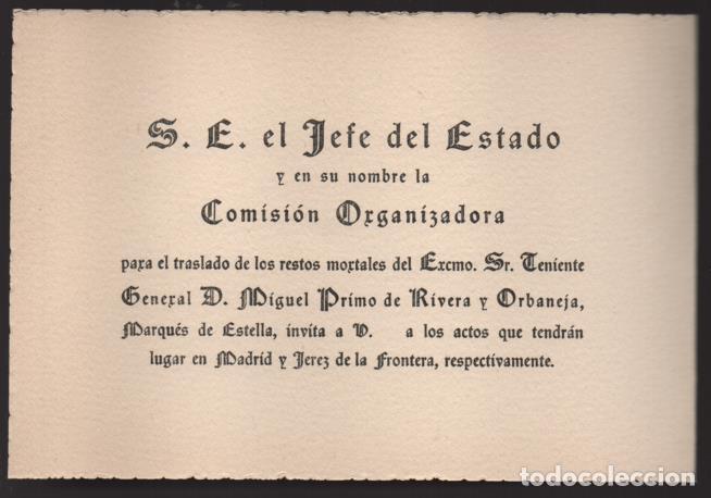Military Antiques: ALHUCEMAS,- TTE.GRAL. PRIMO DE REVERA TRASLADO RESTOS MORTALES DE MADRID A JEREZ, VER FOTOS