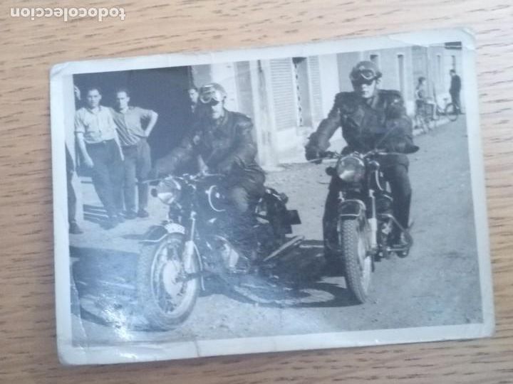 Militaria: Fotograf&iacute;a guardia civil tr&aacute;fico motos