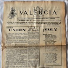 Militaria: VALENCIA SEMANARIO FALANGE ESPAÑOLA Nº 13 - 17 JUNIO 1937 - EDITADO EN SAN SEBASTIÁN