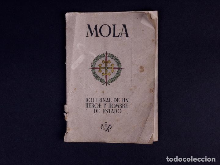 Militaria: MOLA, DOCTRINA DE UN HEROE Y HOMBRE DE ESTADO. BILBAO 1937
