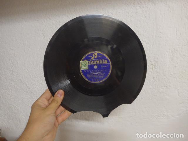 Militaria: Antiguo disco oriamendi y himno de los pelayos, carlista requete, original.