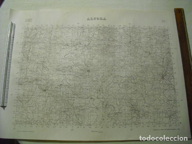 Militaria: 1938 GUERRA CIVIL MAPA DE ALCORA DEL EJERCITO REPUBLICANO