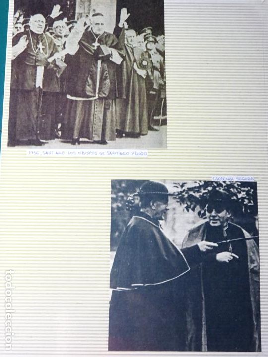 Militaria: 2 FOTOS FOTOGRAF&Iacute;AS DE M&Aacute;LAGA. RECORTES PERI&Oacute;DICOS A&Ntilde;OS 30 40. 1936 SANTIAGO COMPOSTELA OBISPOS