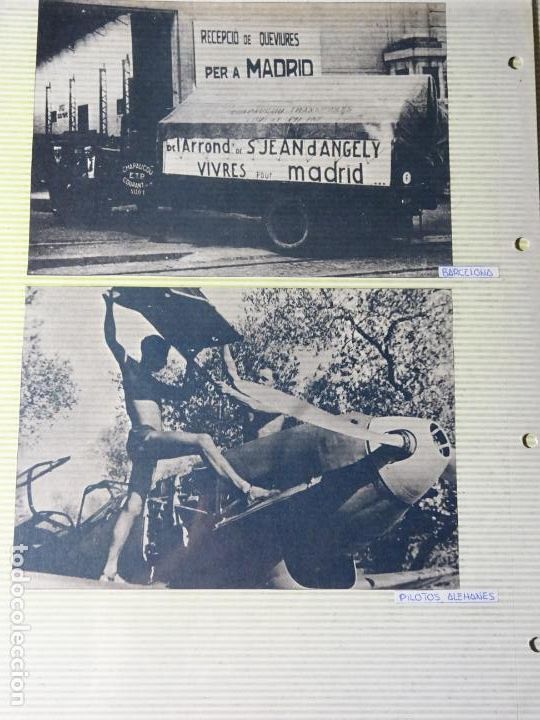 Militaria: 2 RECORTES POL&Iacute;TICO MILITARES. GUERRA CIVIL FRANQUISMO REP&Uacute;BLICA. V&Iacute;VERES MADRID BARCELONA 5