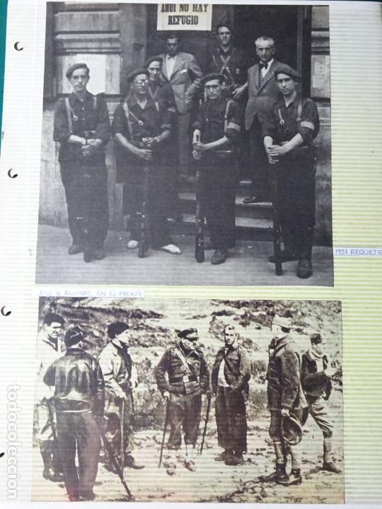 Militaria: 2 RECORTES POL&Iacute;TICO MILITARES. GUERRA CIVIL FRANQUISMO REP&Uacute;BLICA.1937 REQUETES 12
