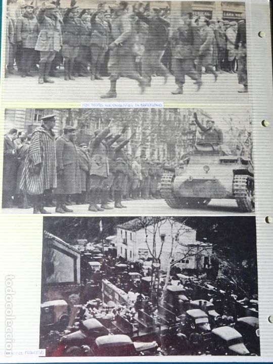 Militaria: 3 RECORTES POL&Iacute;TICO MILITARES. GUERRA CIVIL FRANQUISMO REP&Uacute;BLICA. 1939 NACIONALISTAS BARCELONA 19