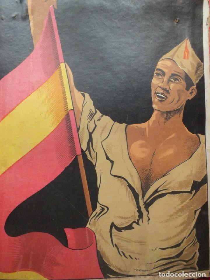Militaria: CARTEL ORIGINAL GUERRA CIVIL ESPA&Ntilde;OLA O GUERRA DE MARRUECOS SUPONGO QUE DE RECLUTAMIENTO