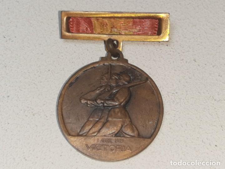 Militaria: ANTIGUA MEDALLA MILITAR ALZAMIENTO Y VICTORIA 1936 - 1939 GUERRA CIVIL ESPA&Ntilde;OLA