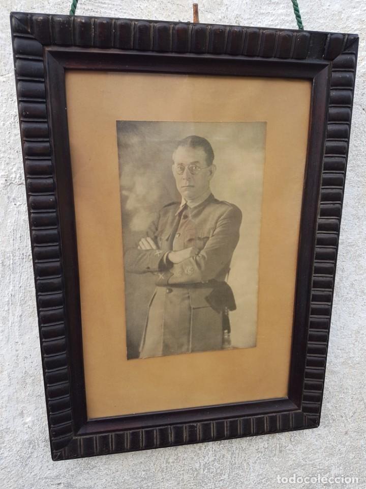 Militaria: Cuadro lamina del General Mola - Foto 1