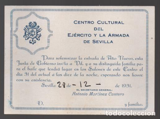Military Antiques: SEVILLA, CENTRO CULTURAL DEL EJERCITO Y DE LA ARMADA.- VER FOTO