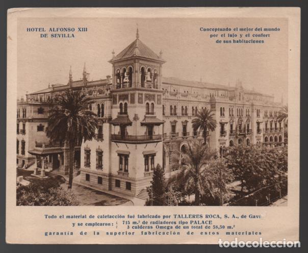 Military Antiques: SEVILLA,--HOTEL ALFONSO XIII,- PUBLICIDAD.- ROCA- VER FOTO