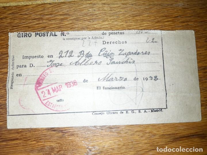 Military Antiques: Giro postal a un soldado republicano Guerra civil 1938 212 Brigada Mixta Compa&ntilde;&iacute;a zapadores
