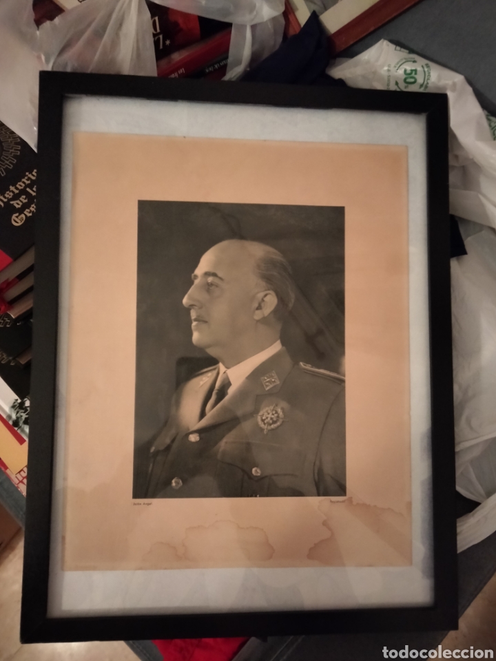Militaria: Cuadro Francisco Franco - Foto 1