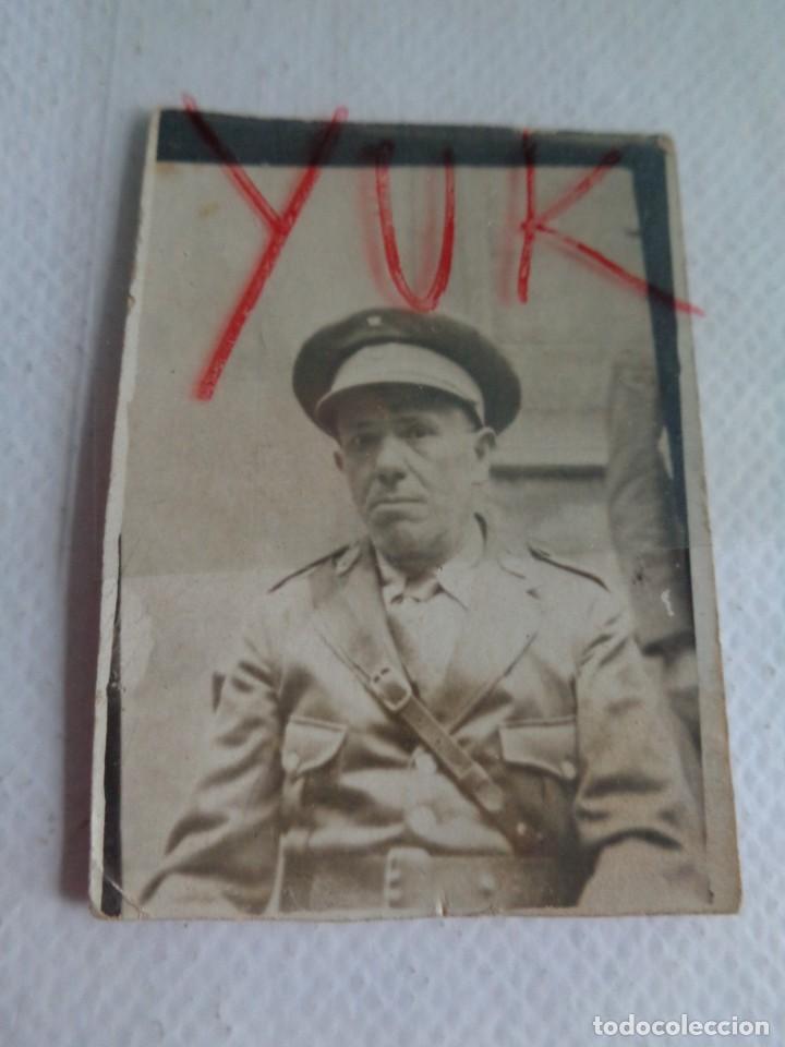 Militaria: FOTOGRAFIA DE MILITAR DURANTE LA GUERRA CIVIL - PROBABLEMENTE DE VALENCIA
