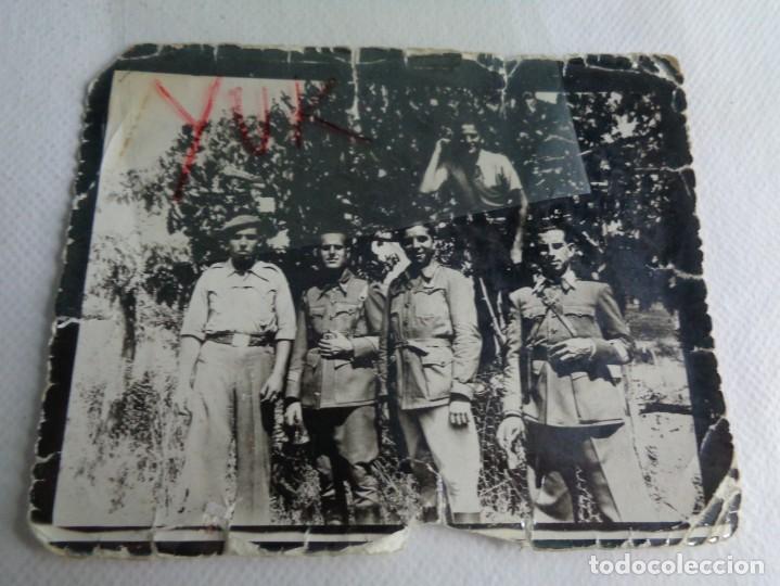 Militaria: FOTOGRAFIA DE MILITARES DURANTE LA GUERRA CIVIL - PROBABLEMENTE DE VALENCIA
