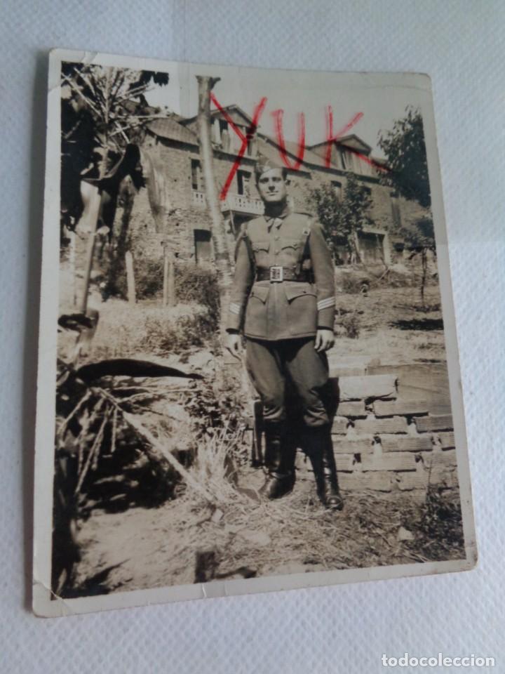 Militaria: FOTOGRAFIA DE MILITAR DURANTE LA GUERRA CIVIL - PROBABLEMENTE DE VALENCIA