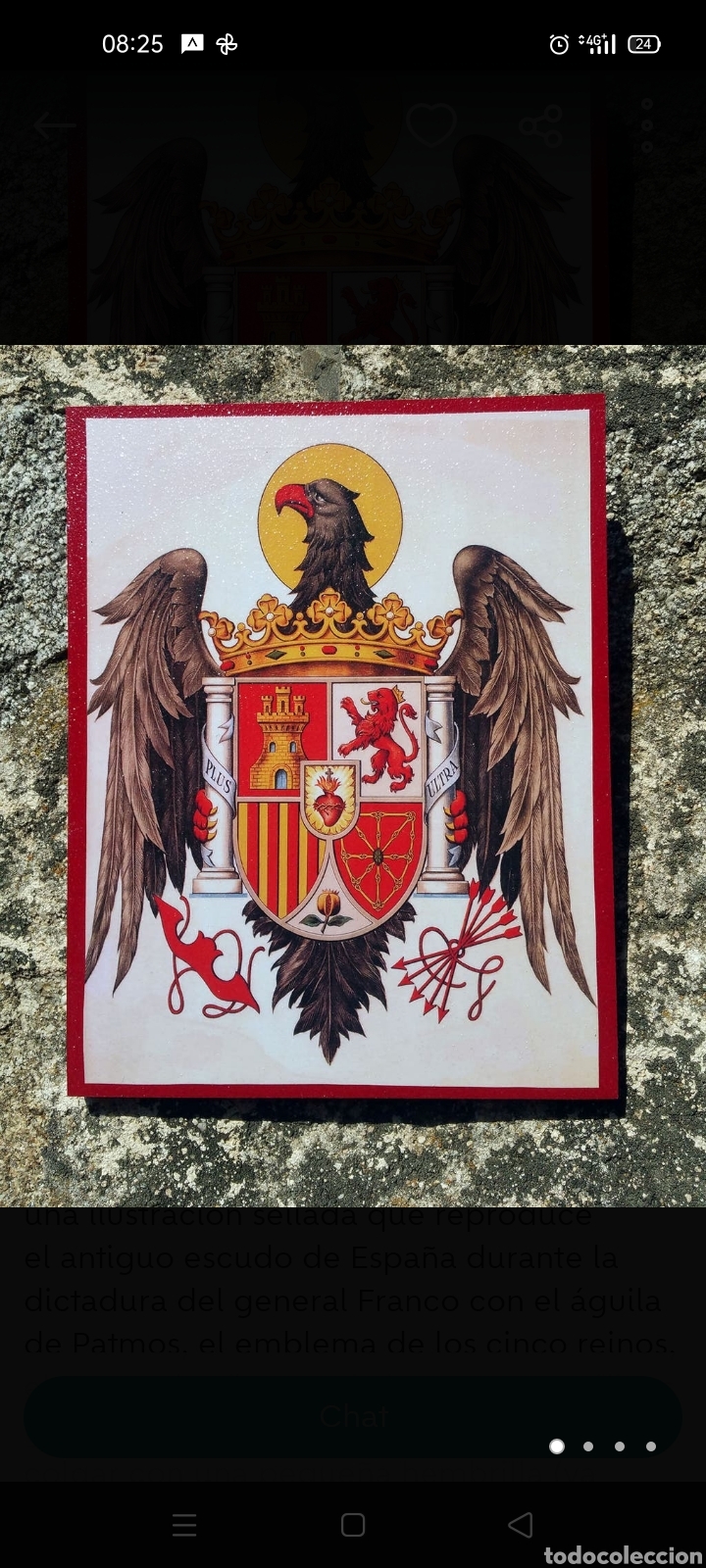 Militaria: Cuadro aguila San juan reyes cat&oacute;licos