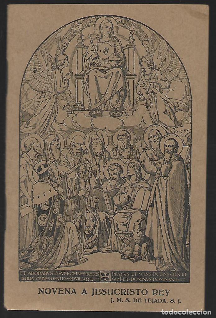 Military Antiques: NOVENA A JESUCRISTO REY, POR JOSE M\SAENZ DE TEJADA, S.J. A&Ntilde;O 1929. VER FOTOS