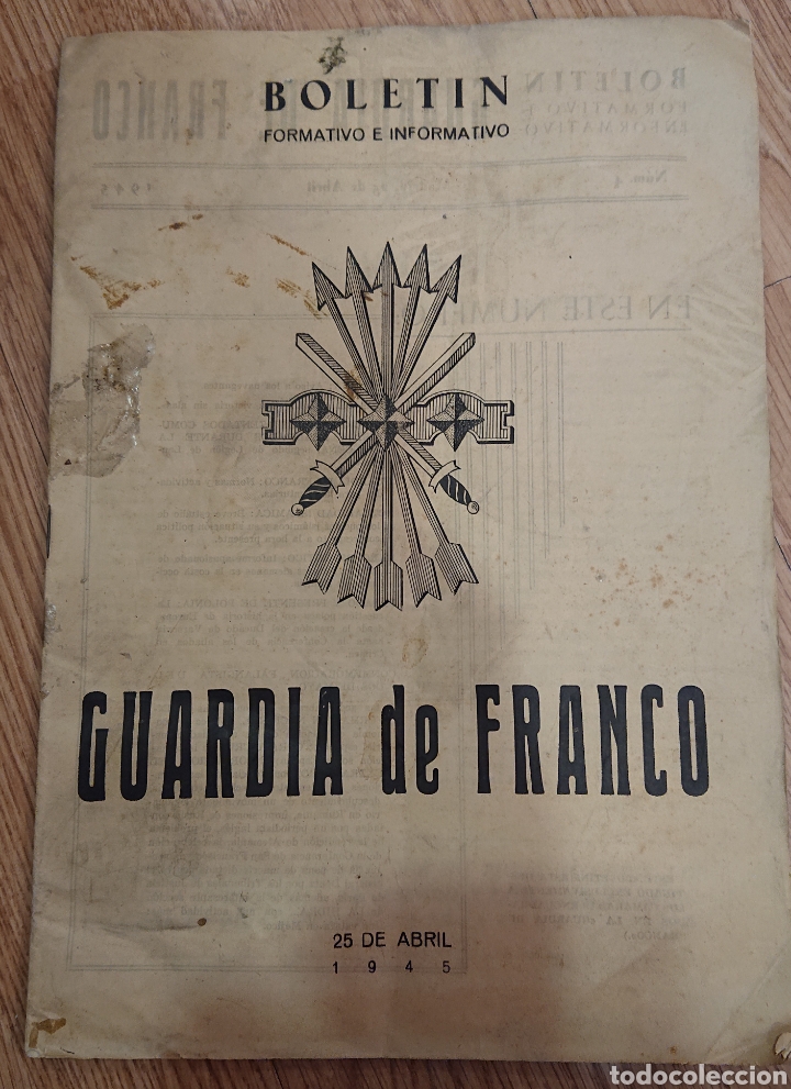 Military Antiques: Guerra civil, guardia de Franco, 1945, original, ved fotos
