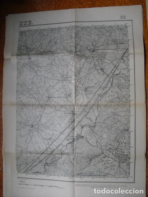 Militaria: GUERRA CIVIL MAPA DE ALGETE ( MEDIA HOJA ORIENTAL) EJERCITO NACIONAL 1:25000 90X70 CMS