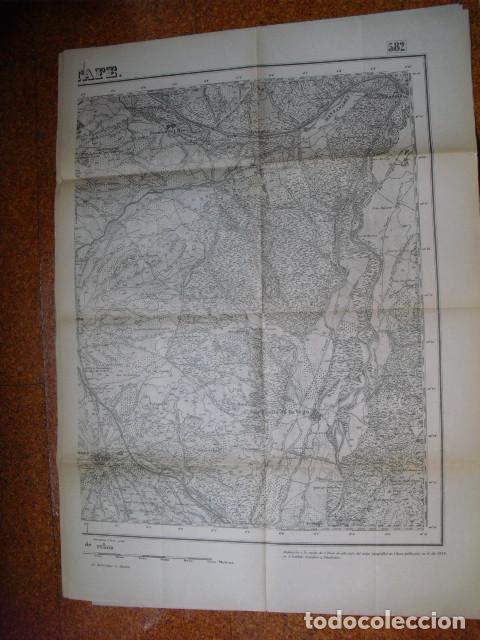 Militaria: GUERRA CIVIL MAPA DE GETAFE ( MEDIA HOJA ORIENTAL) EJERCITO NACIONAL 1:25000 90X70 CMS