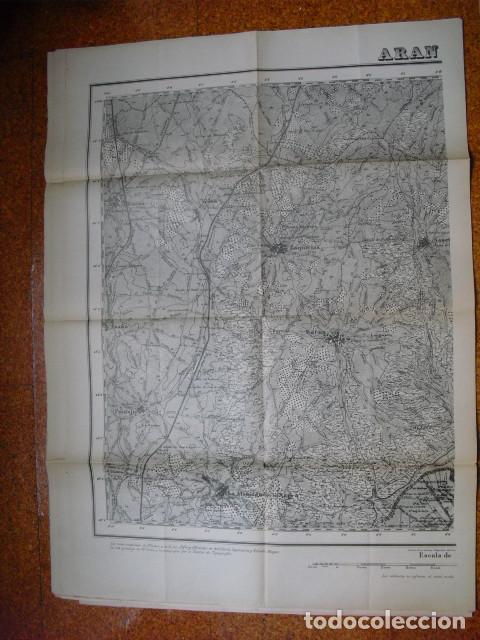 Military Antiques: GUERRA CIVIL MAPA DE ARANJUEZ ( MEDIA HOJA OCCIDENTAL) EJERCITO NACIONAL 1:25000 90X70 CMS
