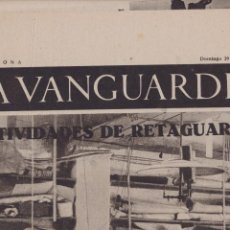 Militaria: LA VANGUARDIA BARCELONA NOVAA 1936 GUERRA CIVIL ACTIVIDADES RETAGUARDIA Y PROPAGANDA ANTIFASCISTA