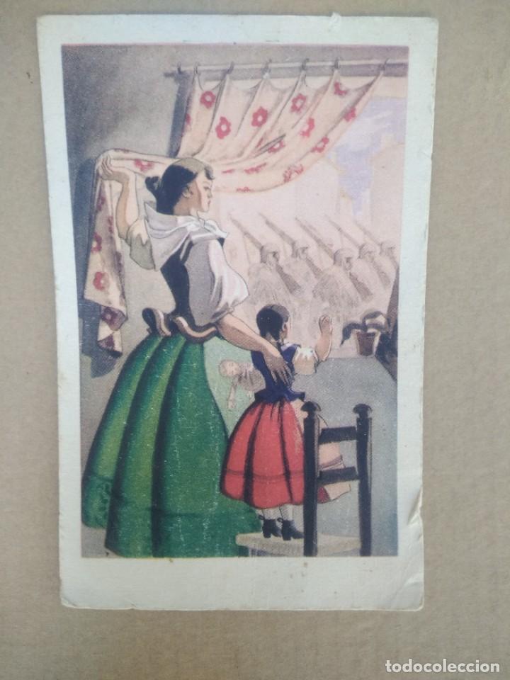 Militaria: Antigua tarjeta postal n 3 volveran banderas victoriosas