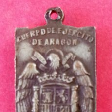 Militaria: MEDALLA CUERPO EJERCITO DE ARAGON III AÑO TRIUNFAL 1938. VIRGEN DEL PILAR.. Lote 272087953