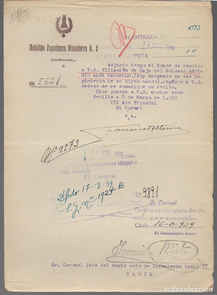 Military Antiques: SEVILLA, BATALLON, ZAPADORES MINADORES N&ordm; 2, VER FOTO