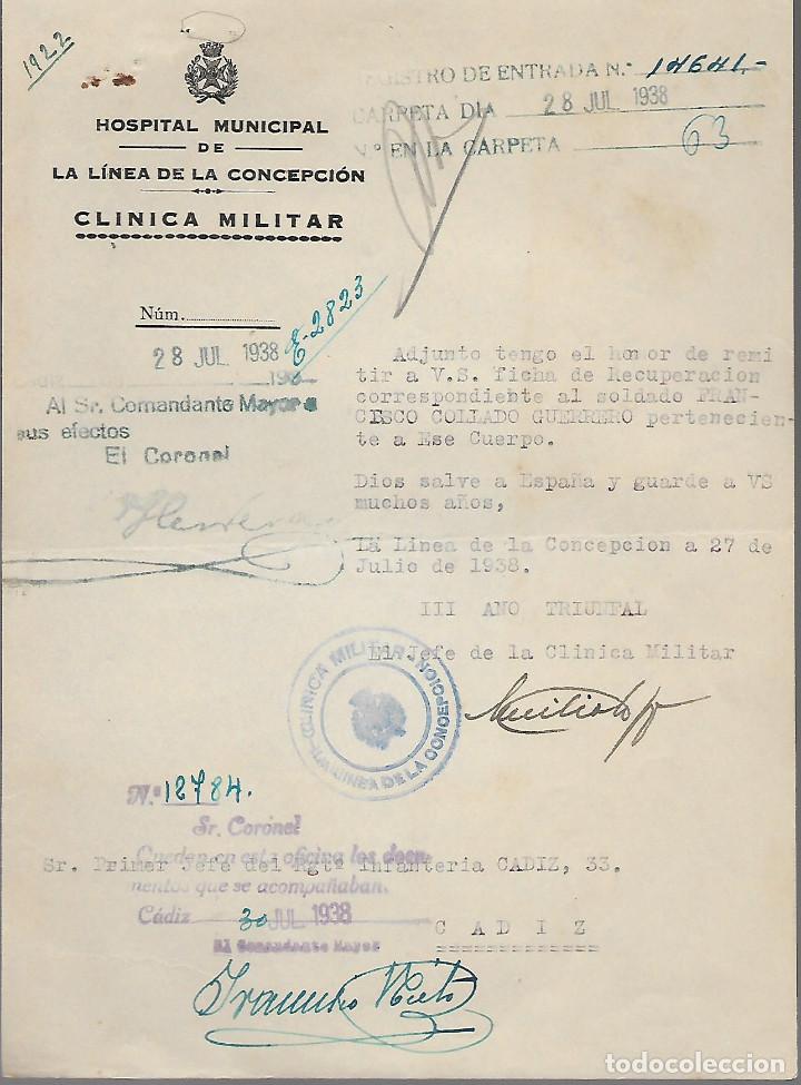 Military Antiques: LA LINEA -CADIZ- HOSPITAL MUNICIPAL--CLINICA MILITAR.,- VER FOTO