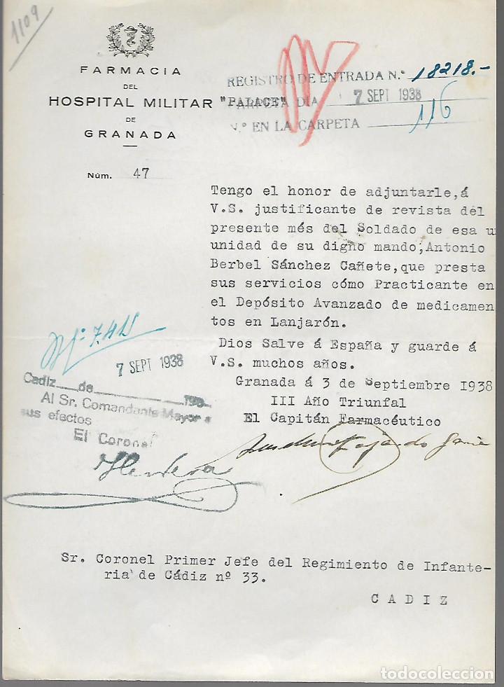 Military Antiques: GRANADA,- FARMACIA DEL HOSPITAL MILITAR.,- VER FOTO