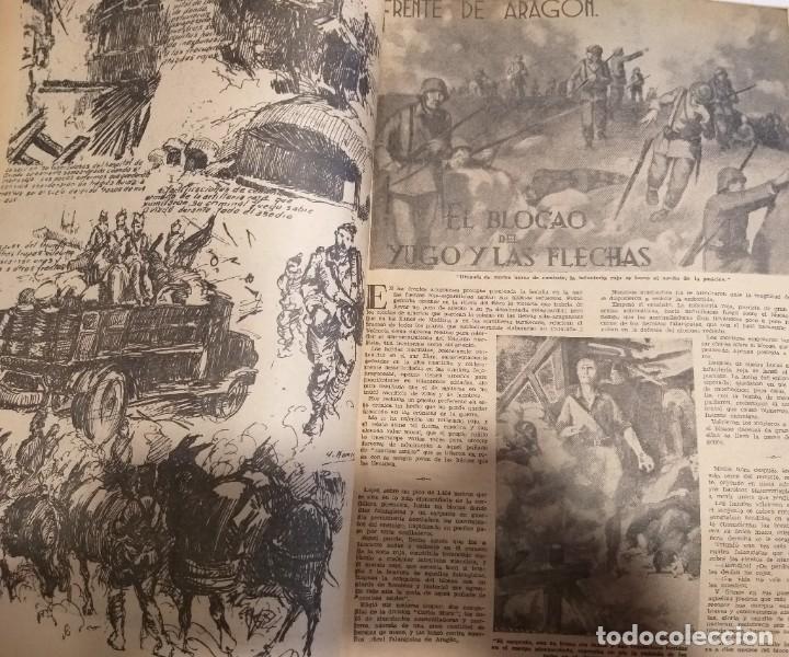 Militaria: REVISTA ANTIGUA DEL 6 NOVIEMBRE 1937, FRENTE DE ARAGÓN, FRANCO EN UN DISCURSO A LOS LEGIONARIOS - Foto 2 - 55122998