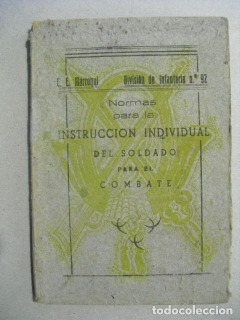 Military Antiques: GUERRA CIVIL NORMAS PARA LA INSTRUCCI&Oacute;N INDIVDUAL DEL SOLDADO PARA EL COMBATE C. EJERCITO MARROQUI