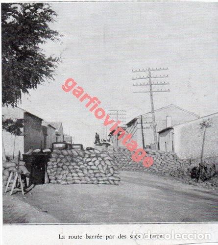 Military Antiques: GUERRA CIVIL, TRINCHERAS, FRENTE DE GUADARRAMA, 10X11 CMS, RETAL DE PUBLICACION