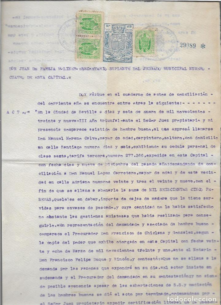 Military Antiques: SEVILLA, RECLAMACION DE CANTIDAD, VER FOTO