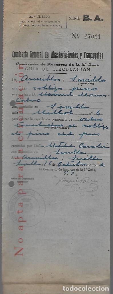 Military Antiques: COMISERIA GENERAL ABASTECIMIENTO Y TRANSPORTE, 4&ordm; CUERPO, VER FOTO