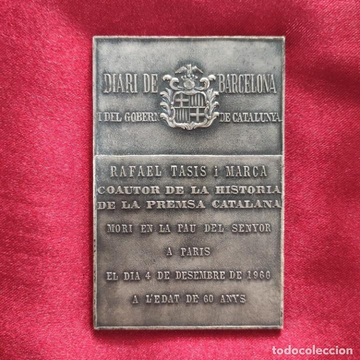 Militaria: Placa de homenaje a republicano catal&aacute;n - Foto 1