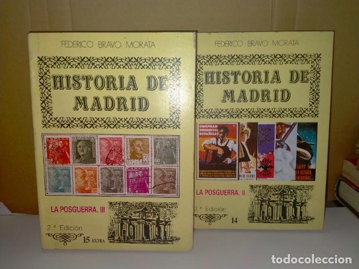 Military Antiques: FEDERICO BRAVO MORATA. HISTORIA DE MADRID: LA POSGUERRA . (2 TOMOS -14 Y 15) . FENICIA