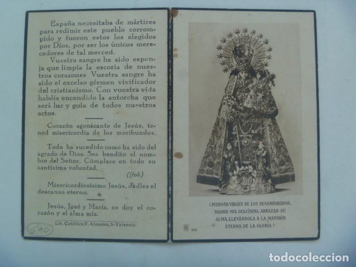Military Antiques: GUERRA CIVIL: RECORDATORIO PERSONAS ASESINADAS POR LOS ROJOS EN MISLATA EN 1936