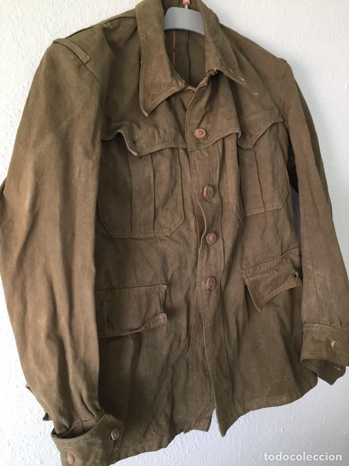 Military Antiques: ORIGINAL Y ANTIGUA CHAQUETA DE UNIFORME DE LA GUERRA CIVIL ESPA&Ntilde;OLA