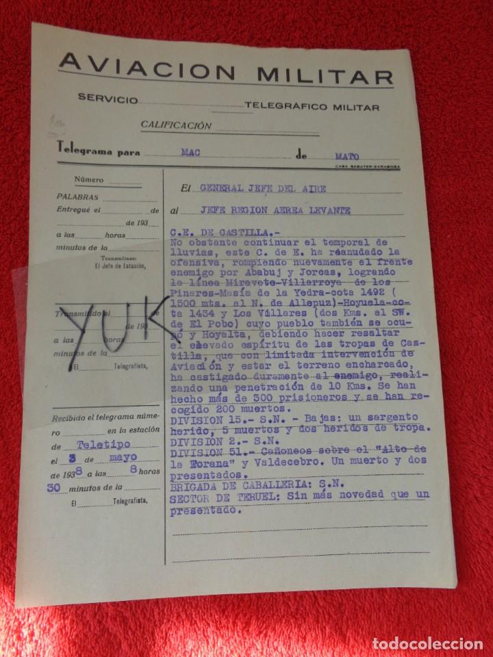 Militaria: AVIACION MILITAR - FRENTE DE CASTILLA : 200 MUERTOS - DIVISION 15 Y 51 - GUERRA CIVIL -3 MAYO 1938