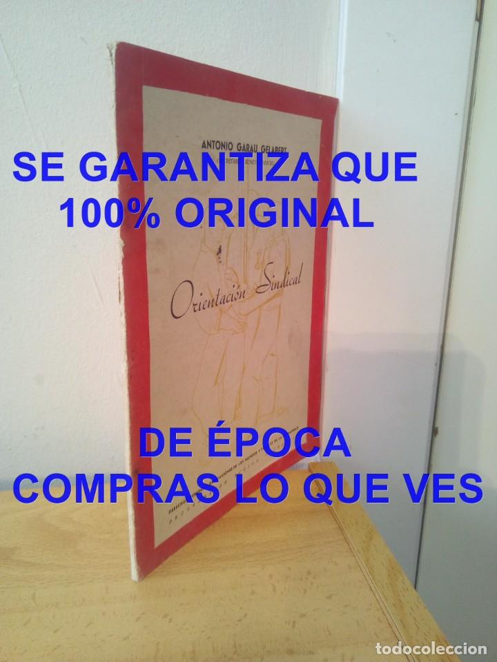 Militaria: ORIENTACION SINDICAL ANTONIO GARAU GELABERT SELLO ANT PROP LOS PALACIOS U65