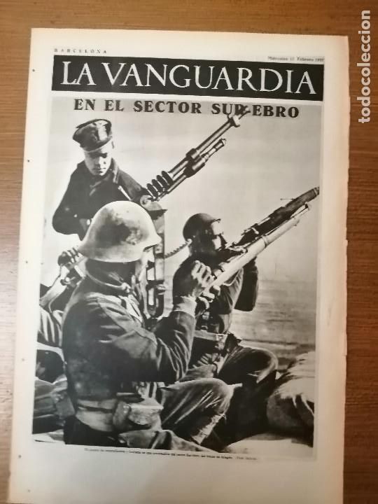 Militaria: BARCELONA,- LA VANGUARDIA- 17 FEBRERO 1937, VER FOTOS