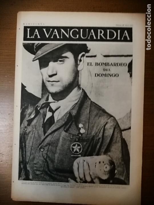 Militaria: BARCELONA,- LA VANGUARDIA- 20 DE ABRIL 1937, VER FOTOS