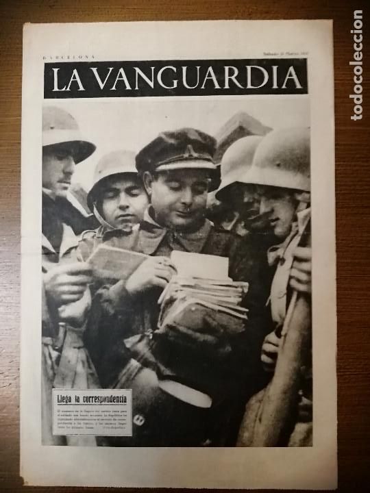 Militaria: BARCELONA,- LA VANGUARDIA- 27 DE MARZO 1937, VER FOTOS