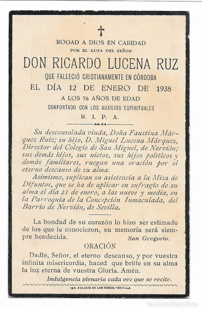 Militaria: SEVILLA,- MISA FALLECIDOS A&Ntilde;O 1938, VER FOTO